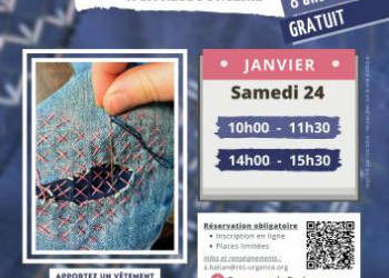 Atelier : Sashiko - r�parer ensemble