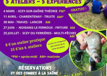 Atelier p�che au lancer � Traves