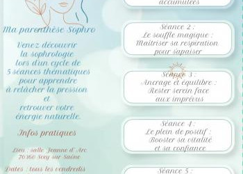 Ateliers Sophrologie : 5 séances pour souffler