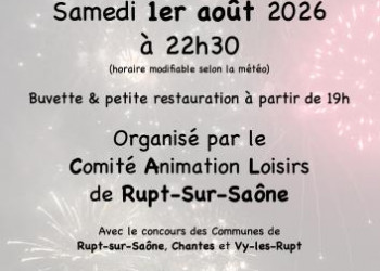 Feux d'artifice de Rupt-Sur-Saône