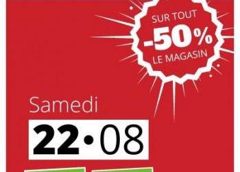 GRANDE BRADERIE � -50 % CHEZ RES&amp;#8217;URGENCE !