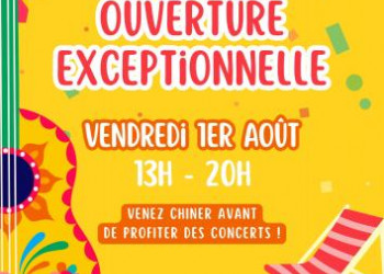 Ouverture exceptionnelle - Clture des Estivales de Sane