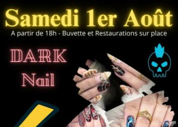Soir�e dark nails 